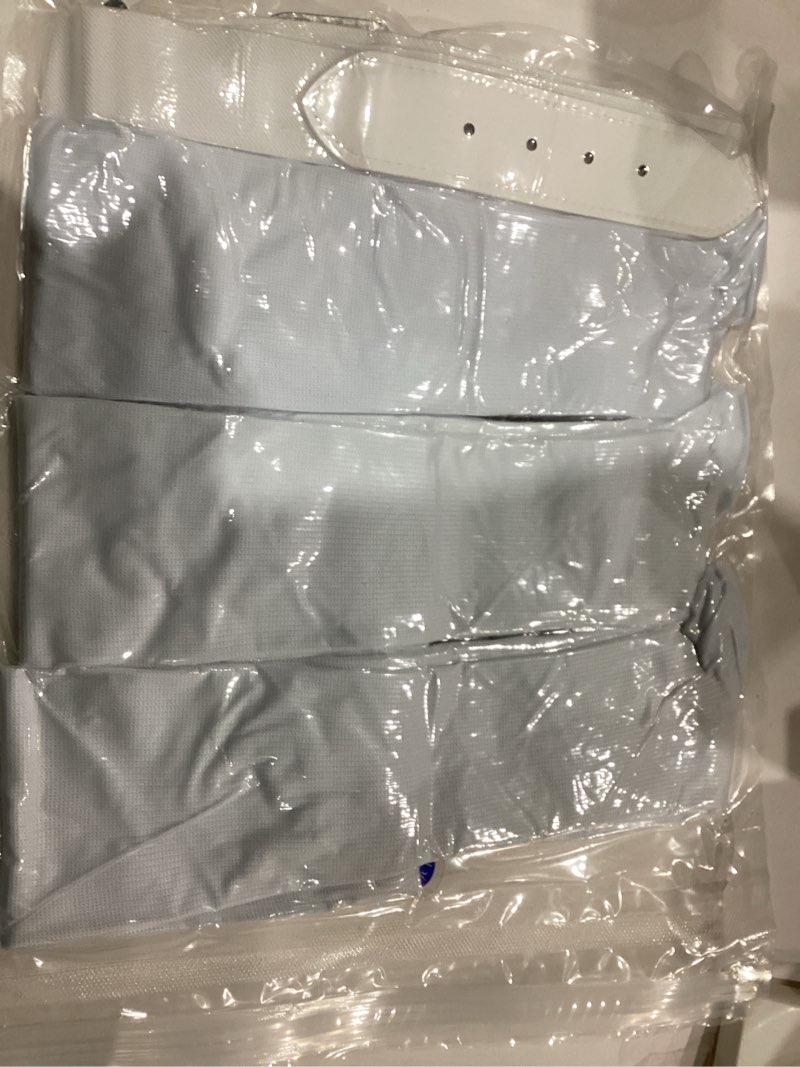 Condition photo showing New/Like New for (White)Adult Men's Baseball Softball Socks and Belt Set, Younth Soccer Baseball Belt and Socks(3 Pairs of baseball Socks and Belt) Small 