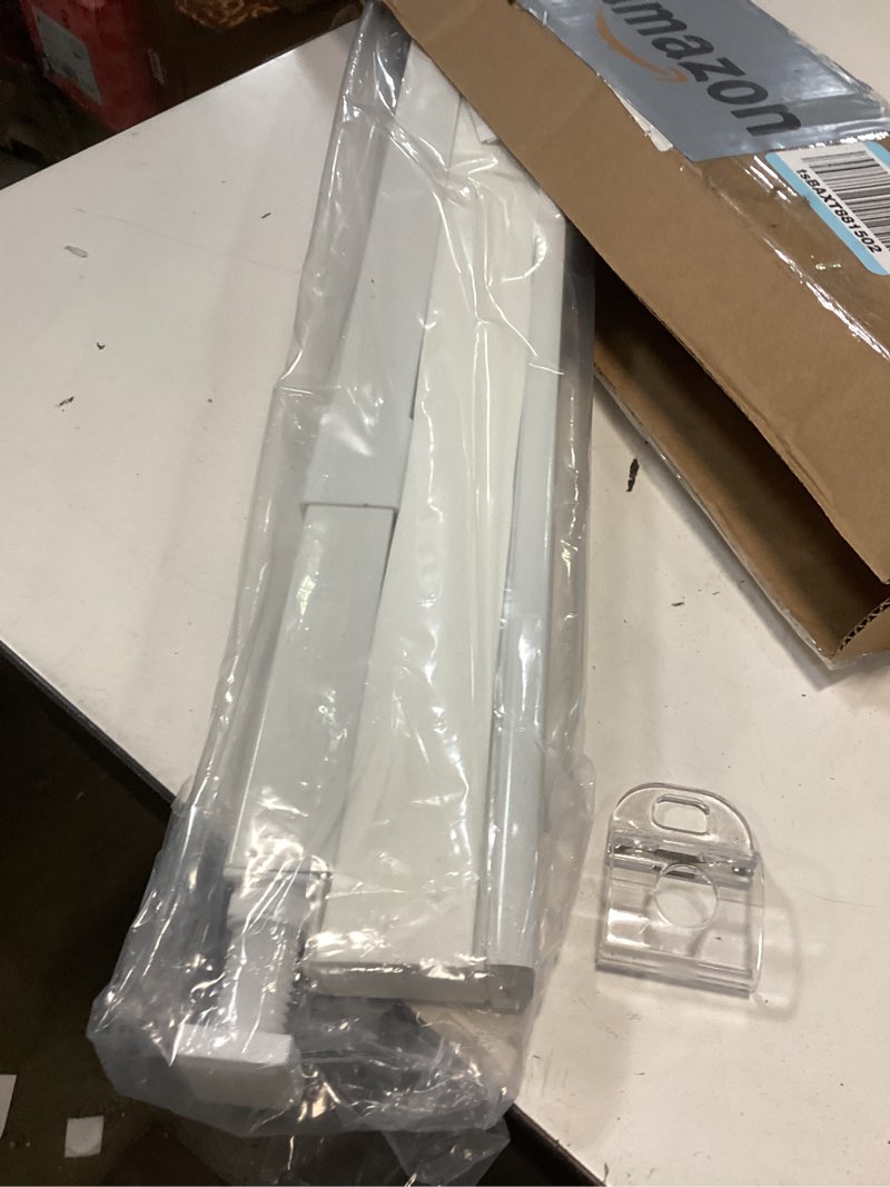 Condition photo showing Good Condition for LazBlinds Cordless Cellular Shades, No Tools No Drill Light Filtering Honeycomb Shades Pleated Blinds for Windows, 22 1/2'' W x 64'' H, White Light Filtering-white 22 1/2'' W x 64'' H