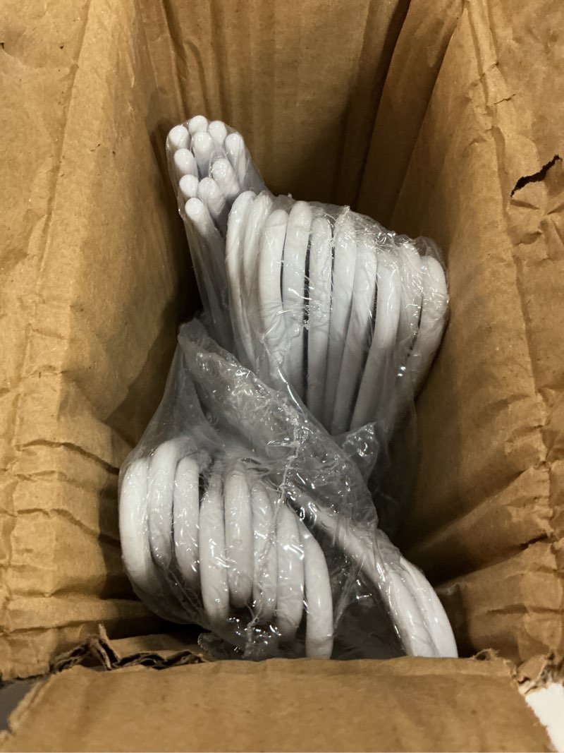 Condition photo showing New/Like New for MOPALL Pants Hangers 30 Pack, Non Slip Durable Open Ended Metal Clothes Hangers, Rubber Coated Trouser Hanger Space Saving Convenient for Pants, Jeans, Scarfs and Towels