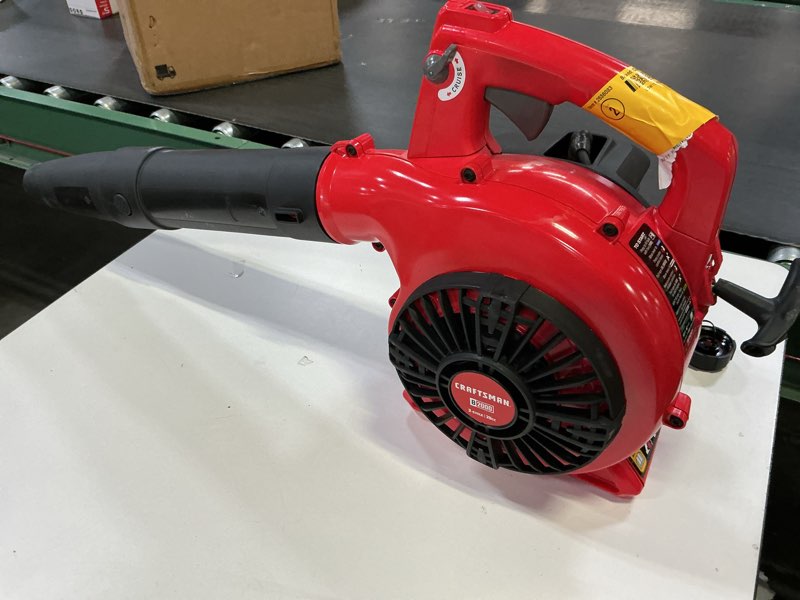 Condition photo showing As Is for CRAFTSMAN Gas Powered Leaf Blower, Handheld Gas Blower, 200MPH, 25cc, 2-Cycle (B2000)