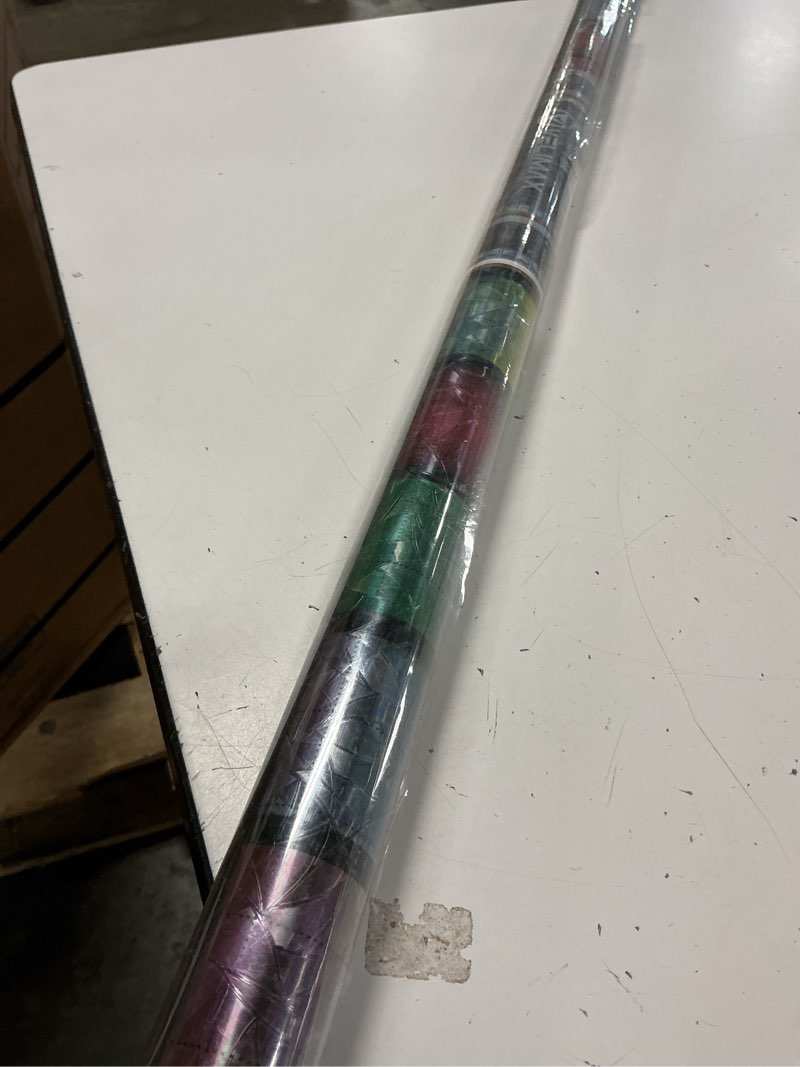 Condition photo showing Good Condition for stained glass window tint, rainbow decals, static cling vinyl non-adhesive anti uv for home office 23.6x78.7 inches