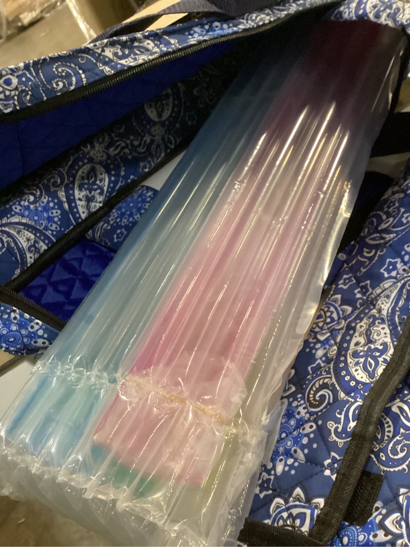 Condition photo showing Good Condition for American Mahjong Game Set, 166 Quality White Tiles, 4 All-in-One Color Rack/Pushers, Mahjong Tile Set with Blue Printed Carrying Bag