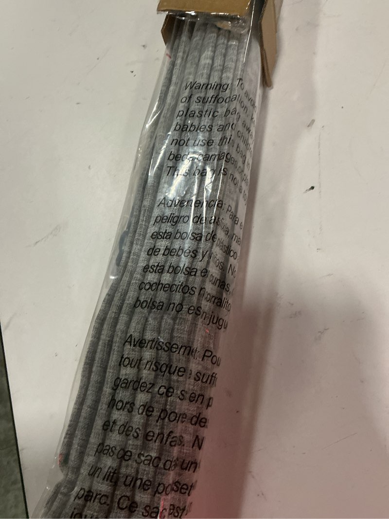 Condition photo showing Good Condition for unishades no drill cordless roman shades for windows, 41" w × 64" h - light filtering - linen - grey light filtering linen grey 41" w × 64" h