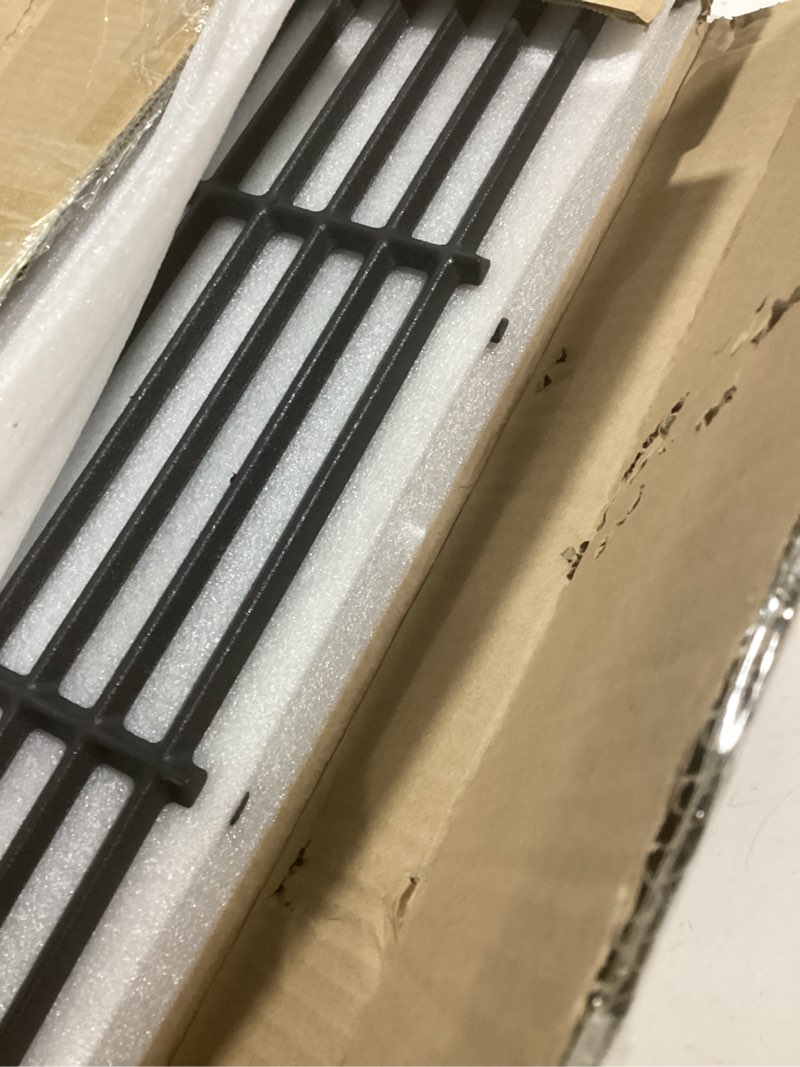 Condition photo showing Good Condition for SafBbcue 19.7" Grill Grates for Char-Griller 1733 2735 Smokin' Champ Charcoal Grill Replacement Parts Chargriller 1624 1722 Replacement Parts Cast Iron Grates 3-Pack 19.7 x 31.8 inch