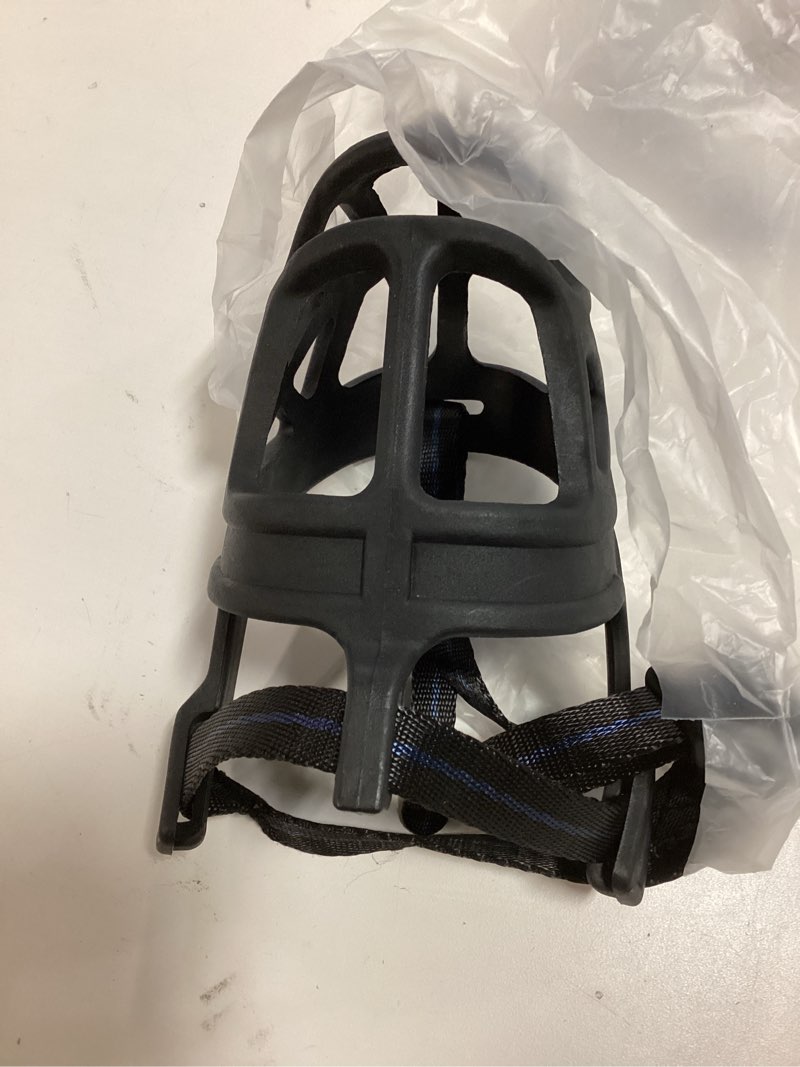 Condition photo showing Good Condition for BARKLESS Dog Muzzle, Basket Muzzle for Biting, Chewing and Scavenging, Humane Cage Mouth Cover, Perfect for Grooming and Training Medium Aggressive Reactive Dogs (M, Black) Black Medium