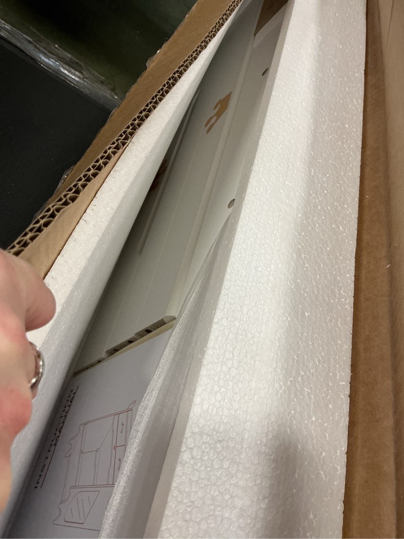 Condition photo showing New/Like New for FTZxHKLX Kids Dress Up Storage with Mirror, Kids Costume Wardrobe with Shelves & Non-Woven Drawers