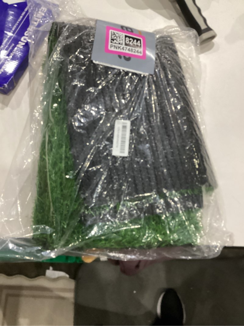 STARROAD-TIM 30 x 20 inches 2 Pack Fake Grass Pee for Dogs Artificial Grass Rug Pad for Puppy Potty 