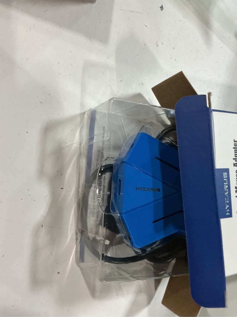 Condition photo showing New/Like New for [Support 3.5mm Headset] HYCARUS Keyboard and Mouse Adapter for Nintendo Switch/Xbox One/ PS4/ PS3, PS4 Keyboard Adapter & Xbox Keyboard Adapter. Perfect for Games such as FPS, RTS, TPS, etc.(HC-20150)