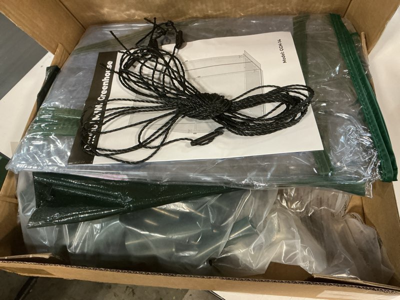 Condition photo showing New/Like New for Mini Greenhouse for Indoor Outdoor: Ohuhu Portable Green House with Waterproof Pad for Small Plants Nursery Germination, 36"x36"x58.5" Heavy-Duty PVC Cover Tent Humidity Dome Seedling Accessory 36 x 36 x 58.5 inch Clear PVC