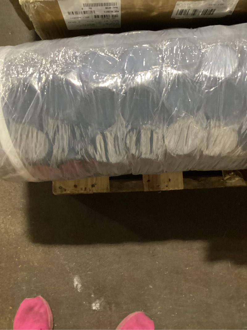 Condition photo showing Good Condition for King Size Mattress, 14 Inch Medium Firm King Mattress in a Box, Hybrid Mattresses With High Density Gel Memory Foam & Independent Pocket Springs for Motion Isolation & Edge Support, Release Stress Blue 14.0 Inches King (U.S. Standard)