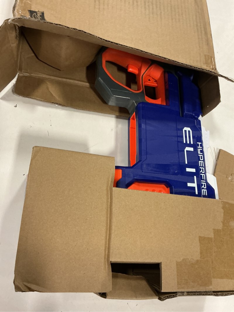 Condition photo showing Good Condition for Nerf HyperFire Motorized Elite Blaster, 25-Dart Drum, Fires Up to 5 Darts Per Second, Includes 25 Official Elite Darts (Amazon Exclusive)