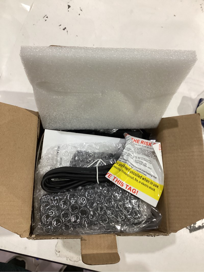 Condition photo showing Good Condition for Small Portable Space Heater for Indoor Use - VOCRS 1500W PTC Electric Heater with Thermostat, Remote Control, 12H Timer, Eco and Fan Mode, Rapid and Safe Heating for Bedroom, Office