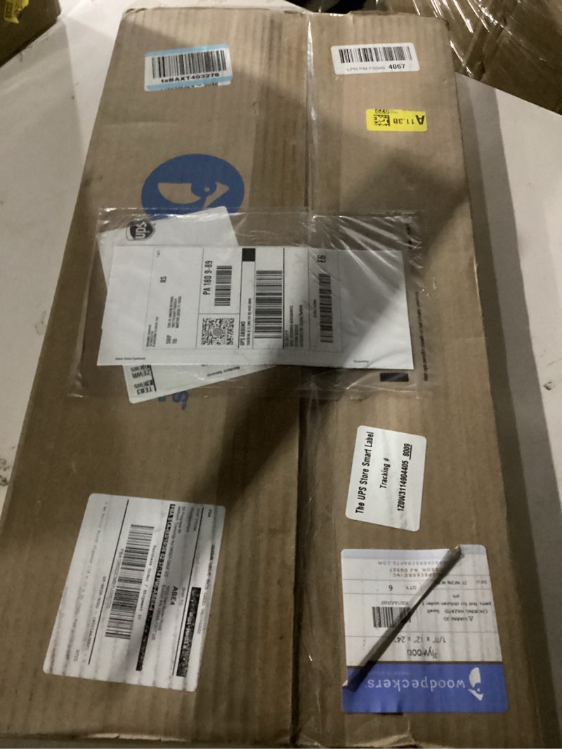 Condition photo showing New/Like New for 3 mm baltic birch plywood 1/8 x 12 x 24 inch, box of 6 b/bb grade craft wood, stronger than basswood sheets, for laser, cnc cutting and wood burning, by woodpeckers 12" x 24", 1/8" thick 6