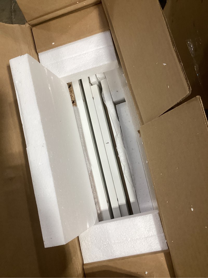 Condition photo showing Good Condition for sweetcrispy 2 drawer filing cabinet white, rolling wood file cabinets with printer stand under desk storage lockable wheels, home office organizer white 27.6’’ × 16.5’’ × 15.7’’