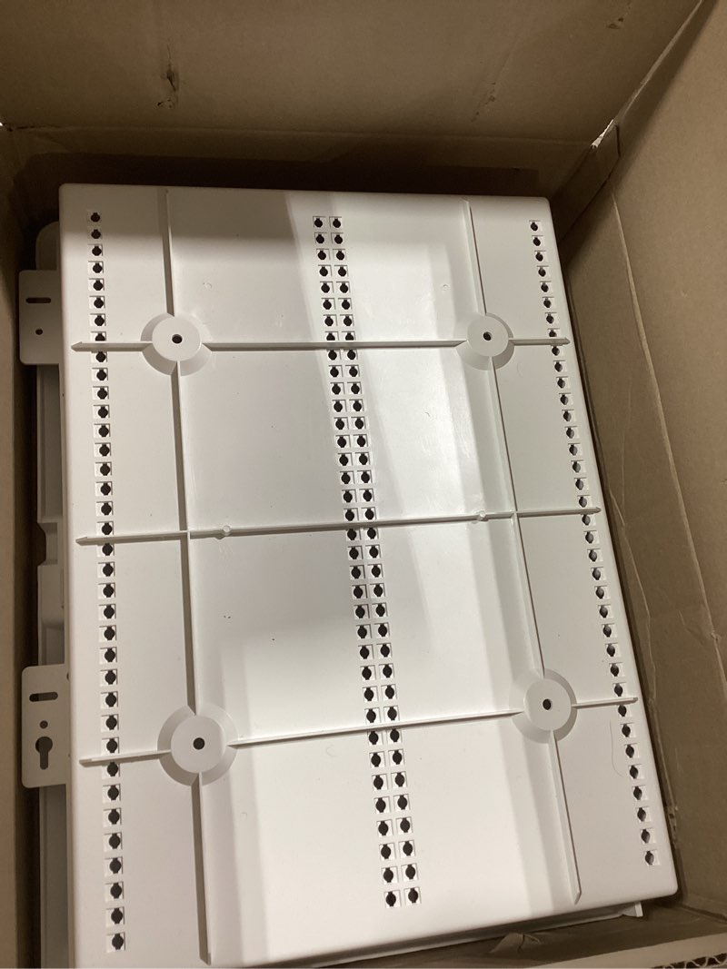 Condition photo showing Good Condition for Legrand - OnQ 20 Inch Media Enclosure, Wifi Electrical Box, Cable Management Box for Distribution of Networking Service, Recessed Media Box Lets Signal Through, White, ENP2050-NA