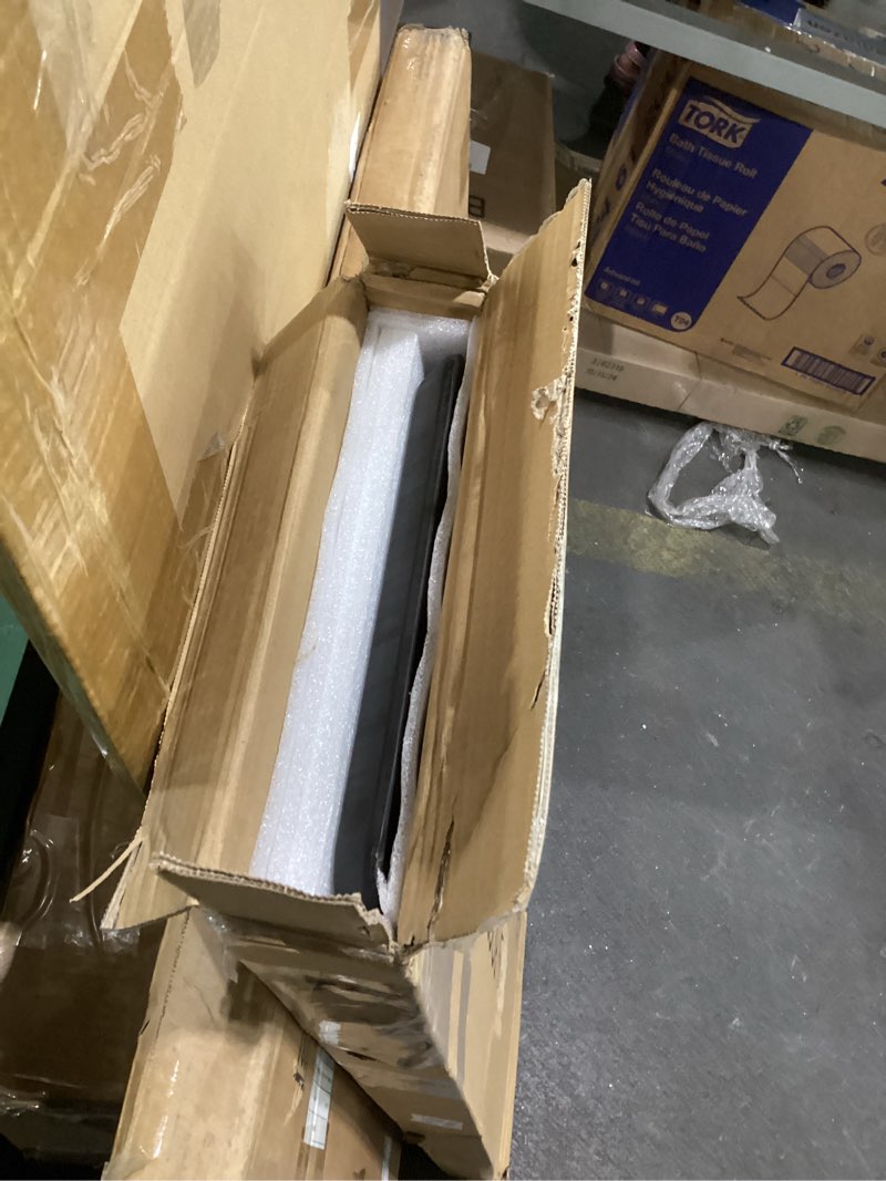 Condition photo showing Good Condition for Bamboo Dual Monitor Stand Riser Black, 2-Tier Desk Monitor Riser for 2 Monitors, Supports for PC Computer Monitor, Printer, Heavy TV Riser up to 300 lbs