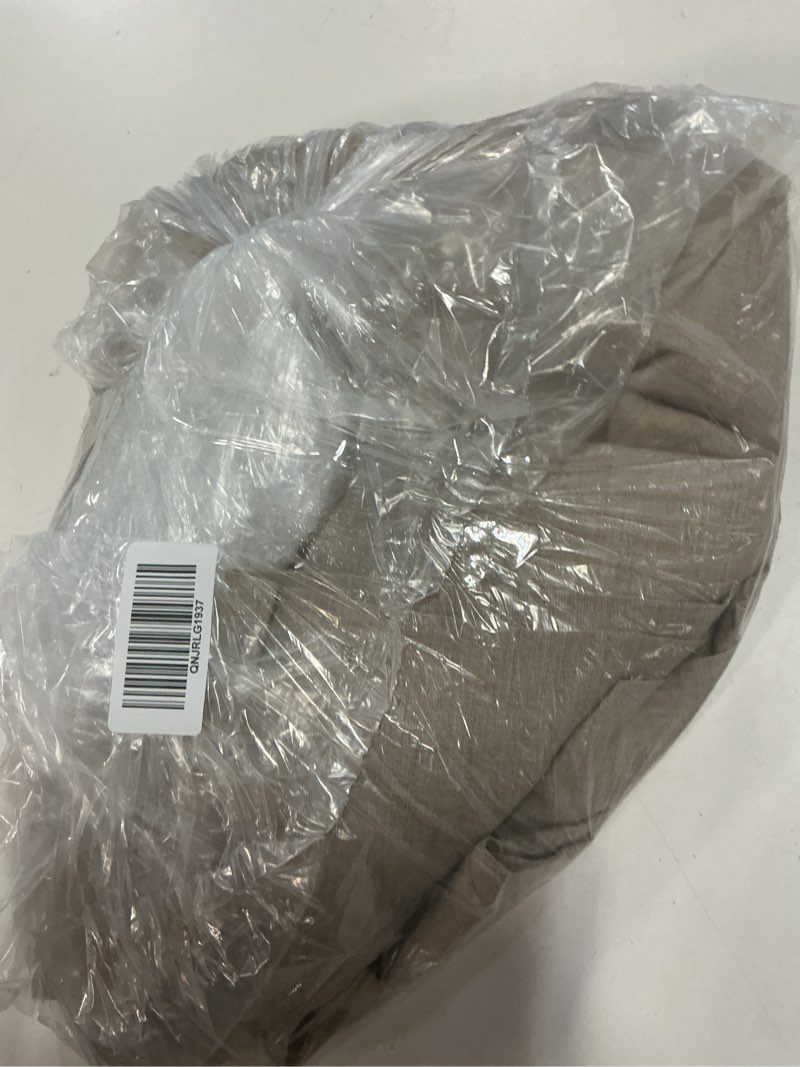 Condition photo showing Good Condition for european linen curtain - single panel, 96x96, dark flax ( only one panel )
