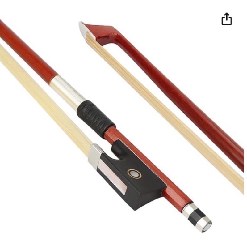 lms violin bow full size 3/4 brazilwood violin bows lightweight bow well balance fiddle bow made wit