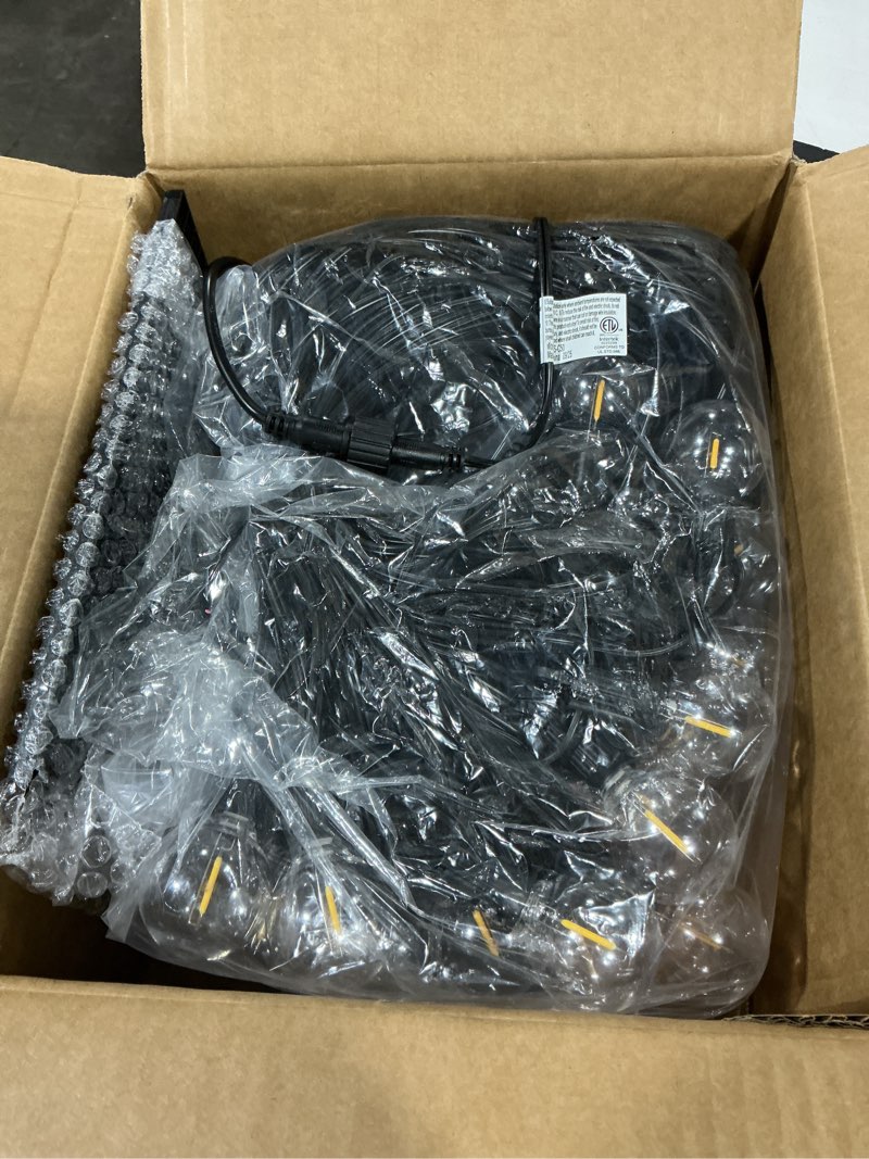 Condition photo showing New/Like New for Brightown 108FT 52 LED Solar String Lights Outdoor with Remote & USB Port, Shatterproof Bulbs, Dimmable & Timable, 3 Light Modes, Patio Lights Solar Powered for Camping Backyard Garden Decor