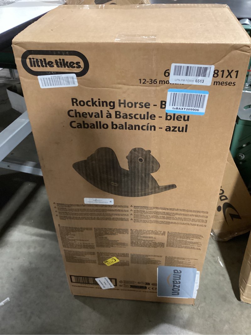 Condition photo showing Good Condition for Little Tikes Rocking Horse Blue, 33.00 L x 10.00 W x 17.50 H Inches