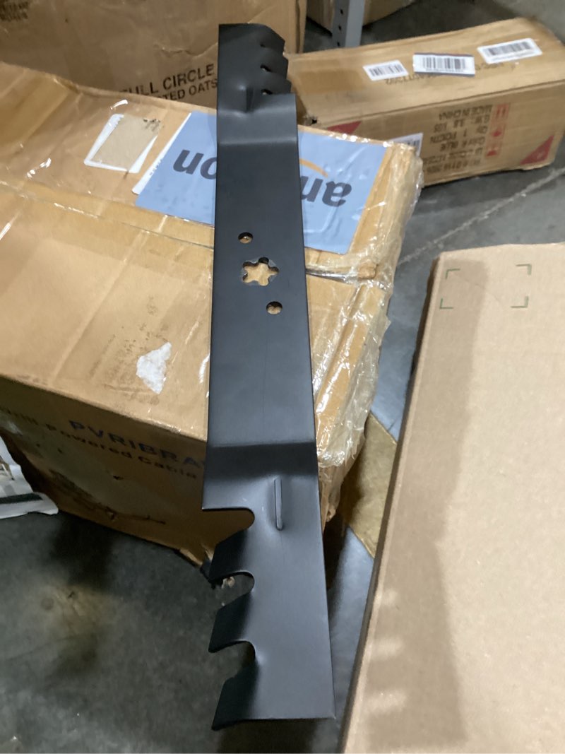 Condition photo showing As Is for oregon mower blade, single, gator g3 mulching lawnmower replacement blade, 21" deck (95-621)