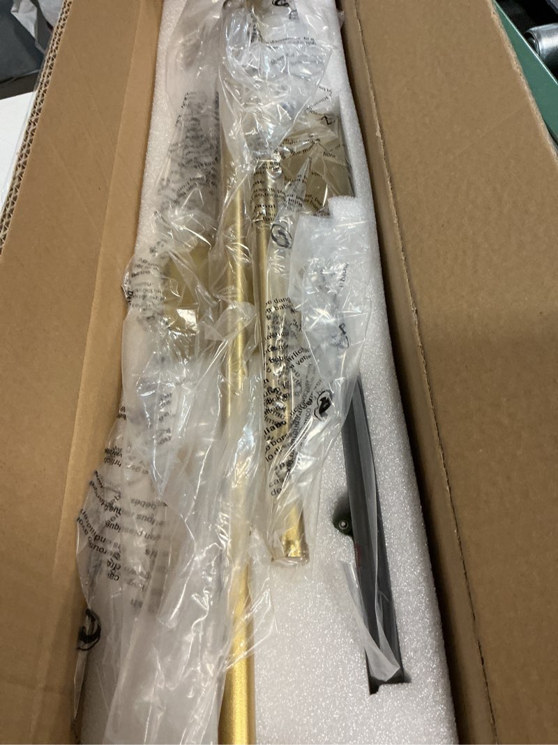 Condition photo showing Good Condition for 24.4 inch removable battery operated wall sconces set of 2 with remote control, stepless colors 3000k-6000k & dimming, 350°rotate, led gold wireless wall light for living room, bedroom, gold gold 24.4 inches