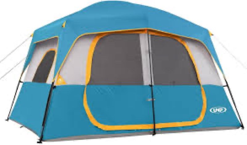 Camping Tent 8 Person, Waterproof Windproof Tent with Rainfly Easy Set up-Portable Dome Tents for Ca