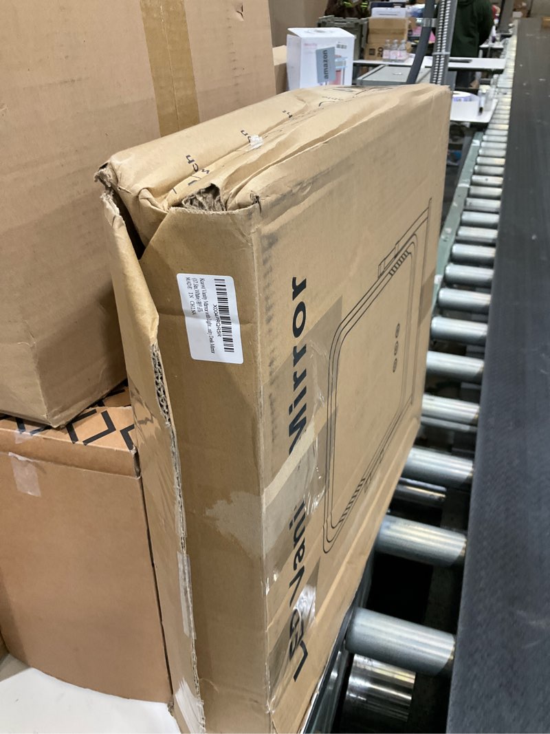 Condition photo showing Good Condition for Kcavvi Vanity Mirror with Lights, Height-Adjustable & 360° Rotation, 1/10X Magnification, Three Color Lighting Modes, Makeup Mirror Smart Touch Control, Large Vanity Desk Mirror (17.5in,White) 17.5"L x 15.5"W