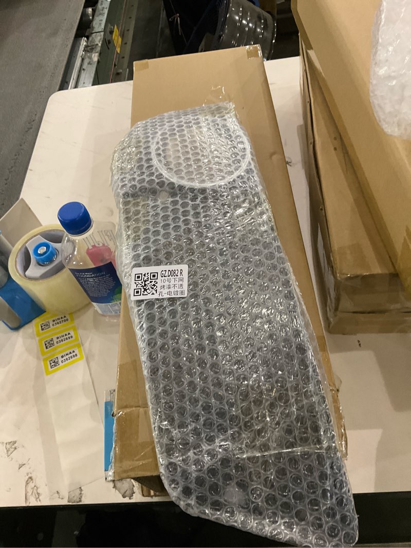 Condition photo showing As Is for runmade Right ABS Plastic Front Lower Bumper Fog Light Grill Honeycomb Grilles W/Chrome Cover Passenger Side Compatible with Audi A5 2008-2011