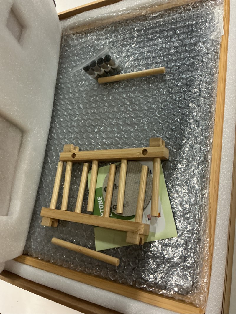 Condition photo showing Good Condition for nium stone drying mat for kitchen counter & bamboo rack - 16?x12? - diatomaceous earth dish drying mat ultra absorbent & fast drying - ecofriendly with non-slip pads & anti-moisture design light bamboo