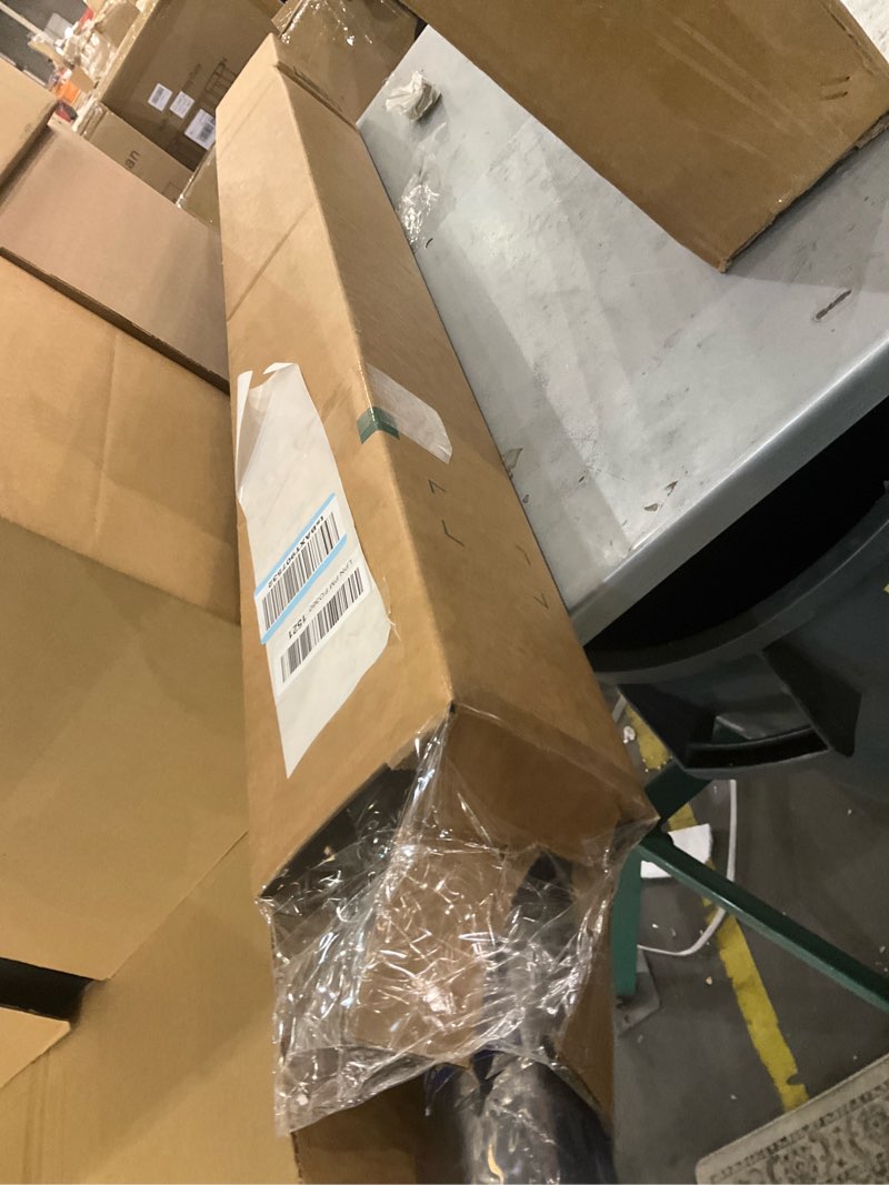 Condition photo showing As Is for 60 Inch Round Clear Plastic Dining Room Tablecloth Protector Vinyl PVC Furniture Table Protector Cover 1.5mm Thick Water Heat Resistant Office Desk Top Cover Coffee Dinner Bar Table Pad R-60Dia Inches New Round Clear 1.5mm