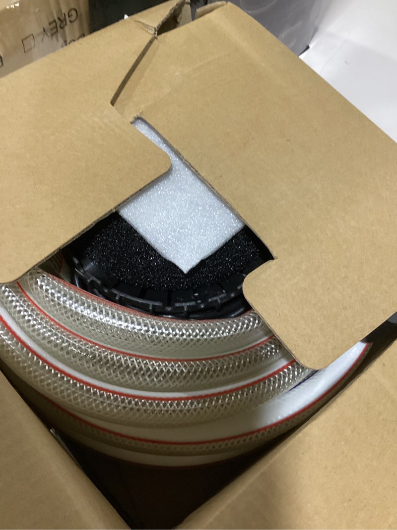 Condition photo showing New/Like New for Pool Cover Pump, 3000L/H Automatic On Off Swimming Pool Cover Pump with 2 Garden Hose Adapters, 23ft Drainage Hose, and 49ft Power Cord, Submersible Water Pump for Pool, Tubs, and Water Beds