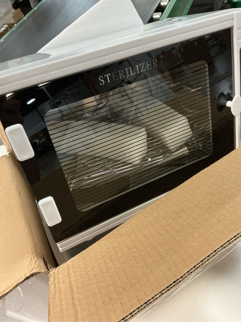 Condition photo showing Good Condition for 12l nail tool uv sterilizer - timed cleaning cabinet for manicure tools, nail art equipment, scissors nail clippers tweezers multi-purpose sterilization machine for spas & beauty salons