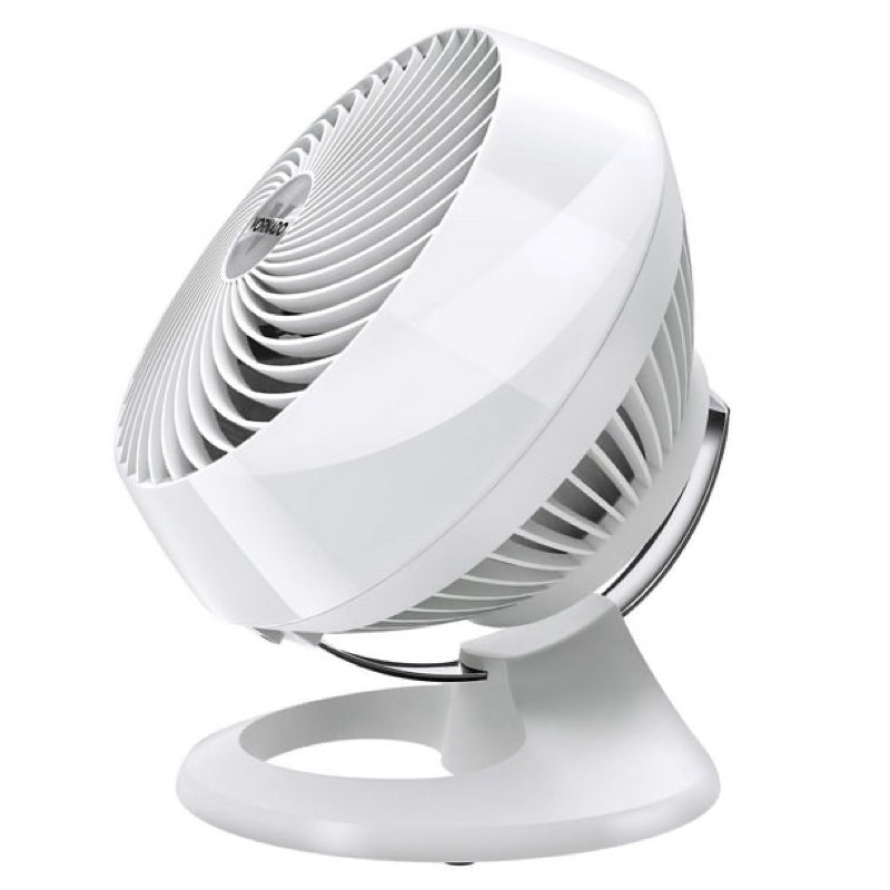 Vornado 660-Large air circulation fan, 4 speeds, 90° tilt, white