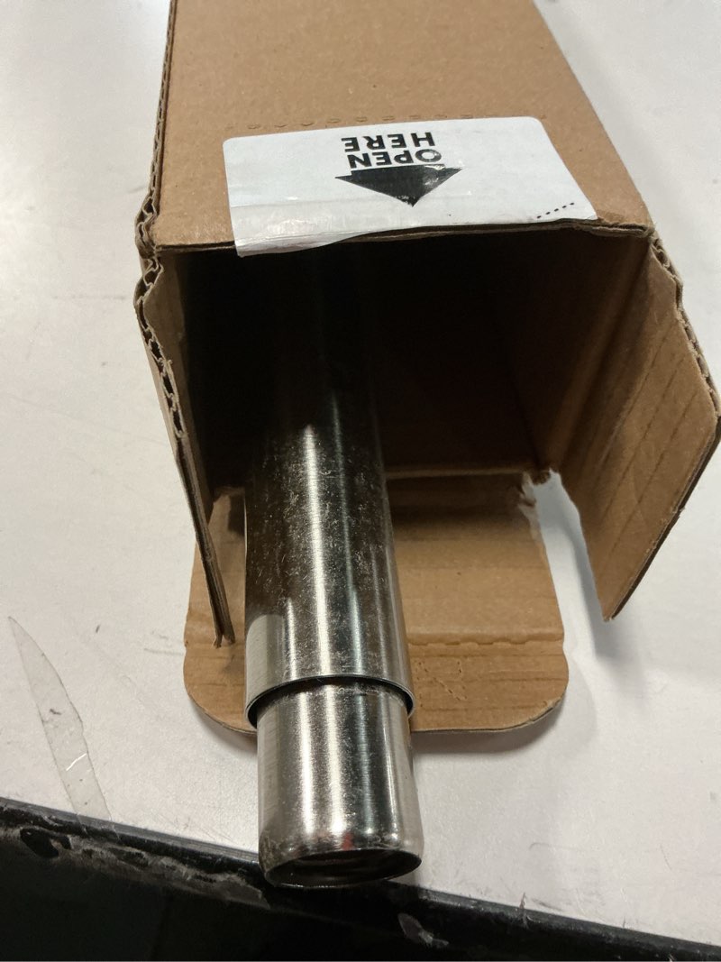 Condition photo showing As Is for Ivilon Tension Curtain Rod - Spring Tension Rod for Windows or Shower, 54 to 90 Inch. Chrome 54" to 90" Chrome