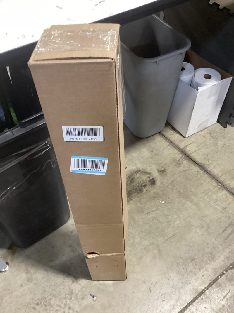 Condition photo showing As Is for tyt heavy duty 5000lbs a-frame trailer jack with 15" top-wind vertical travel, black sandblast coati