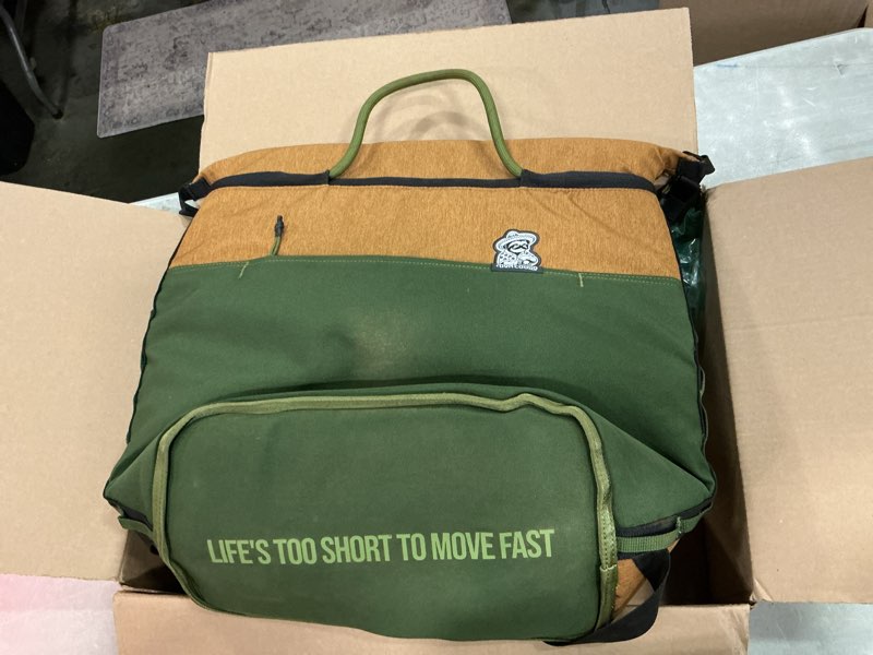 Condition photo showing Good Condition for don coolio pack - insulated backpack cooler, 36 can soft cooler bag, 20l capacity hands free, leakproof & waterproof, portable for beach, travel, camping & hiking forest daddy