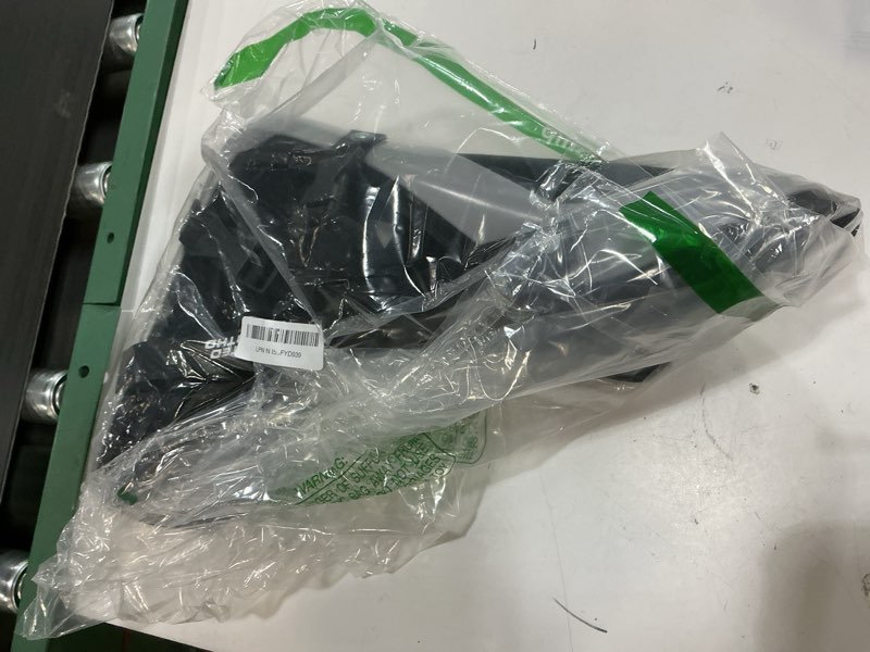 Condition photo showing As Is for united ortho plantar fasciitis adjustable leg support brace fits right or left foot for soreness relief, foot pain and stretching, large, black black large leg support brace