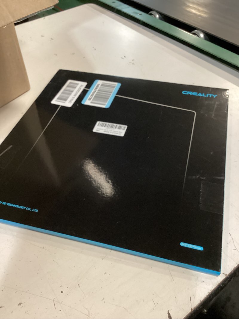 Condition photo showing New/Like New for creality k1c textured build plate, 235x235mm pei sheet with wipe nozzle flexible spring steel bed platform for k1c/k1/ender 3/3 v2/3 v3/3 v3 ke/3 v3 se/3 pro/3 neo/3 v2 neo (without magnetic base) k1c(235*235mm) frosted