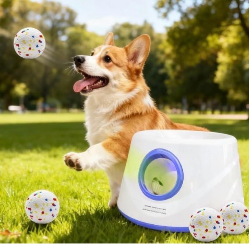 upgraded automatic dog ball launcher