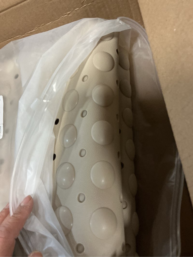Condition photo showing Good Condition for Extra Large Shower Mat, Yonala 47.2 x 31.5 Inch Non Slip Shower Mats for Inside Shower with Drain Ho