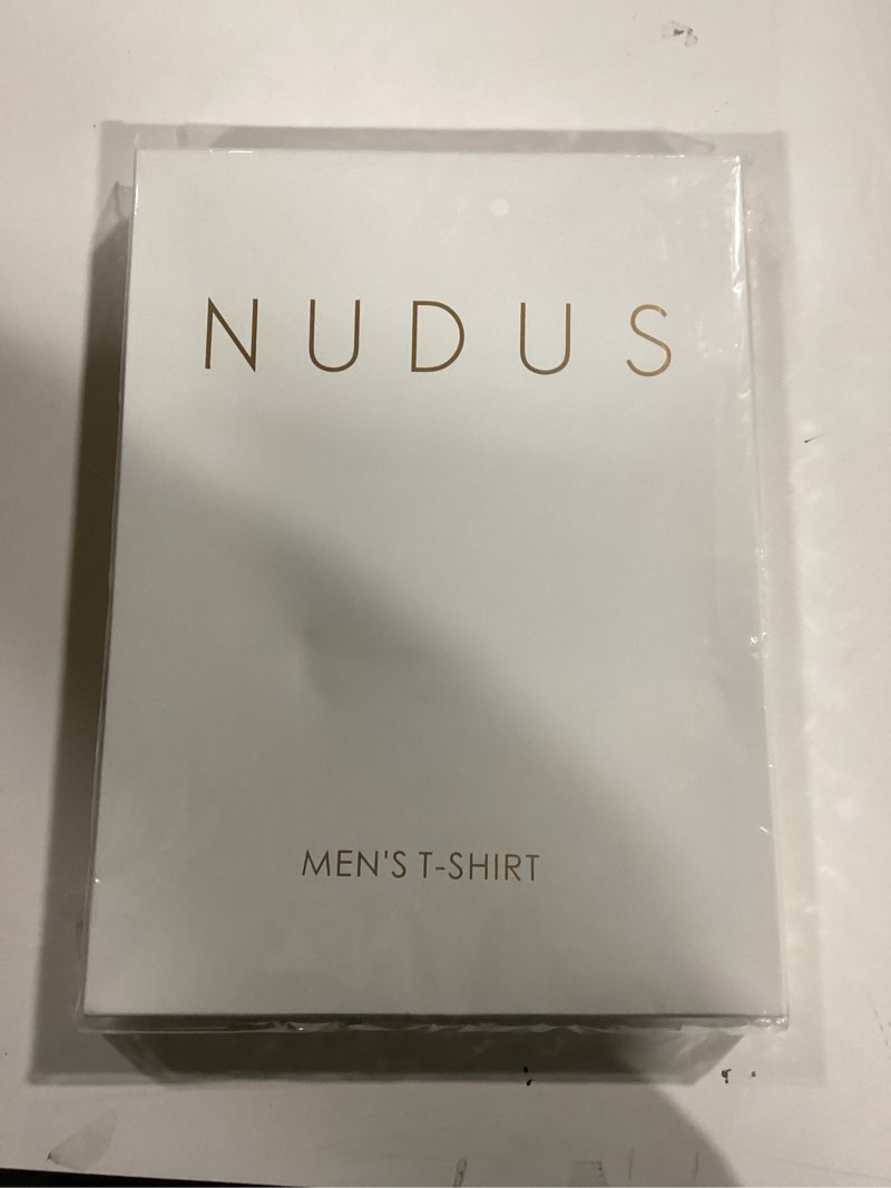 Condition photo showing New/Like New for nudus men's cotton t-shirts 2-pack – classic black & white tees black & white large