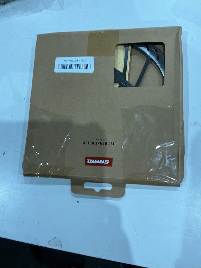 Condition photo showing Good Condition for sram hs2 disc brake rotor - 220mm, 6-bolt, rounded, silver/black | bike-brake-rotors 220 mm