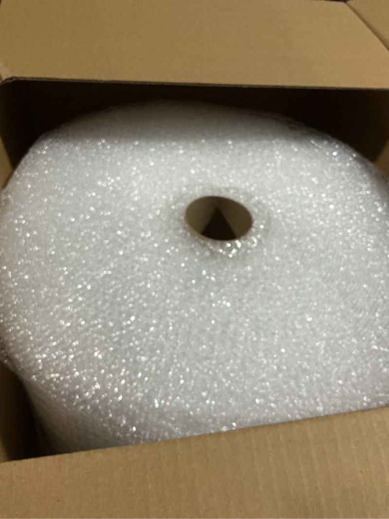 Condition photo showing Good Condition for Amazon Basics Bubble Cushioning Wrap Packing Material for Fragile Items, Perforated, 12 inch x 175 ft Long Roll, Small 3/16", Clear Clear 12 inch x 175 ft