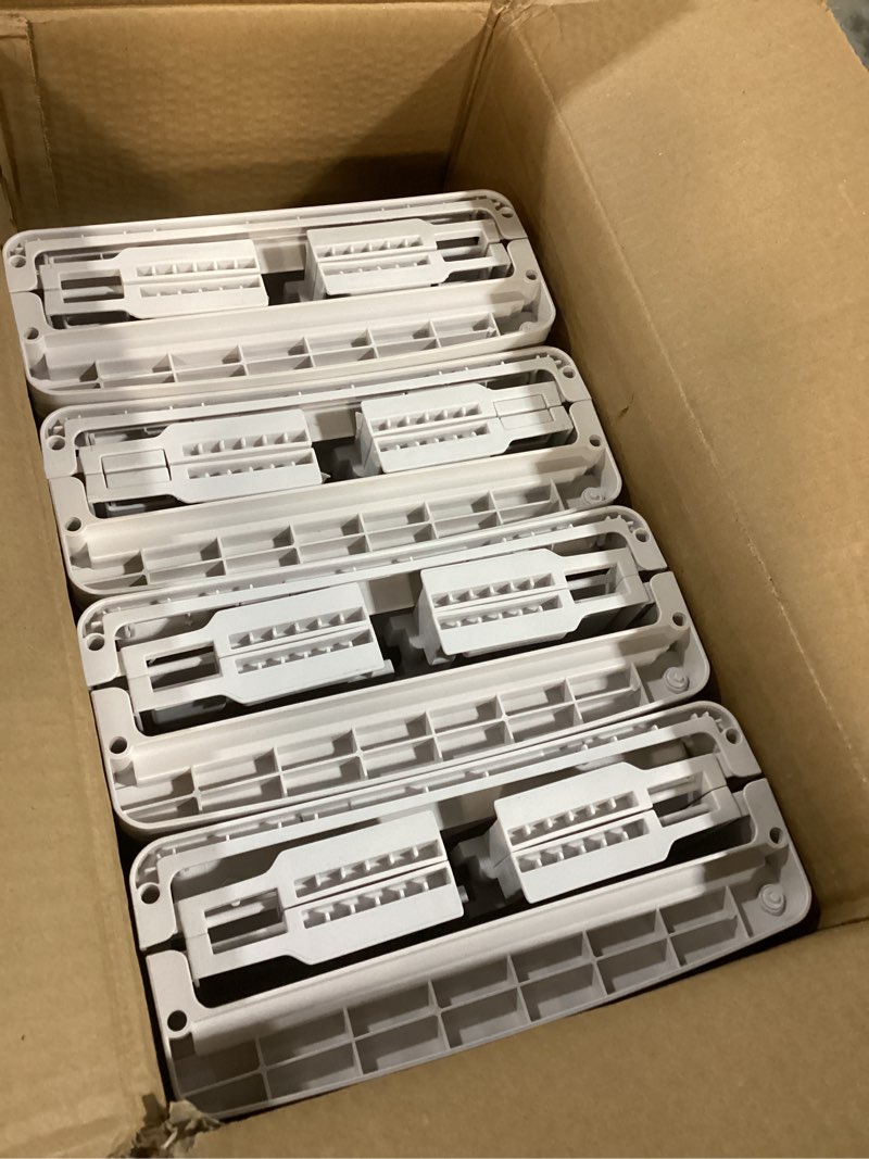 Condition photo showing Good Condition for VECELO 4-Tier Tall Narrow Storage Cabinet with Movable Wheels, Adjustable Shelves, Anti-Tip, Slim, for Small Space, Bathroom, Kitchen, Laundry, White White 9.6 x 11.2 x 65.4 In(LxWxH)