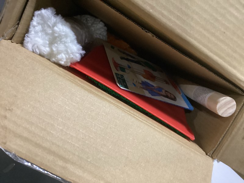 Condition photo showing Good Condition for melissa & doug dust sweep mop 6-piece pretend play set, toddler toy cleaning, pretend play home cleaning, kids broom and mop set for ages 3+
