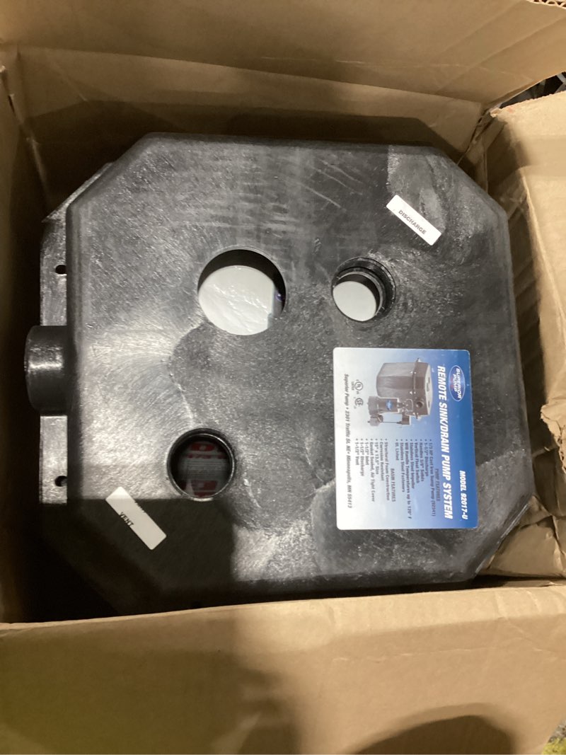 Condition photo showing Good Condition for 92017-u 1/3 hp submersible remote sink drain pump system - easy to assemble