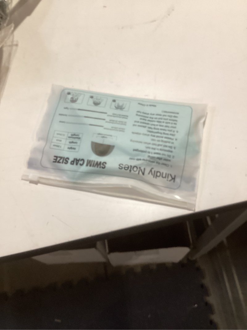 Condition photo showing New/Like New for tripsky silicone swim cap,comfortable bathing cap ideal for curly short medium long hair, swimming cap for women and men, shower caps keep hairstyle unchanged… green