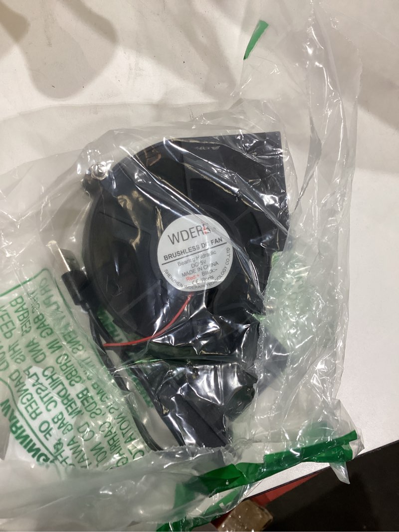 Condition photo showing Good Condition for 97mm x 33mm usb centrifugal 5v air blower brushless fan with tube for replacement fireplace forge smoker bbq electronic cabinet squirrel cage cooler 9733-usb