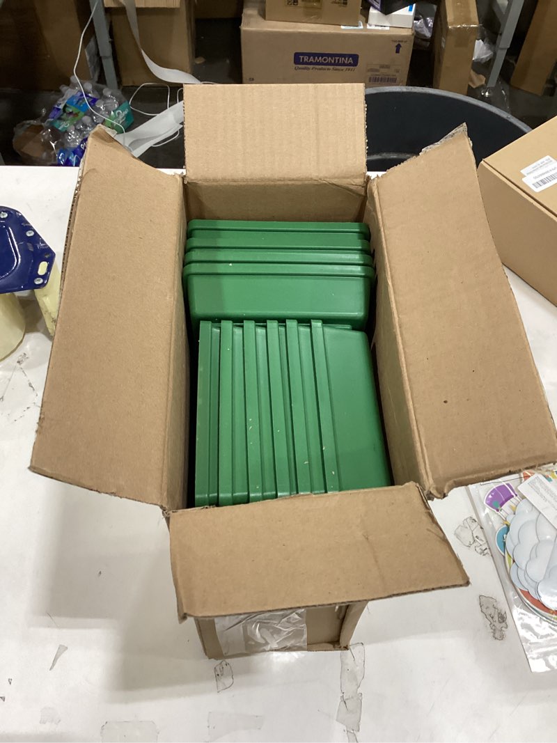 Condition photo showing New/Like New for 10pcs Mud Fixing Plate Mud Tray Foam Trays Floral Arrangement Foam Floral Holder Plastic Wedding Box Green 26.00X12.00X4.00CM